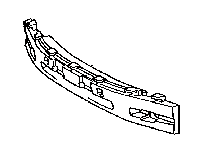 ПУКИ-450 БАМПЕР Absorber fr.bumper 前杠泡(黑色)	 LEXUS RX270/350/450H 2