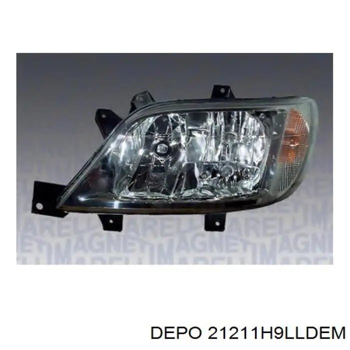 Фара FRONT (левая сторона) белый C поварот, TOYOTA LC J100 05-07