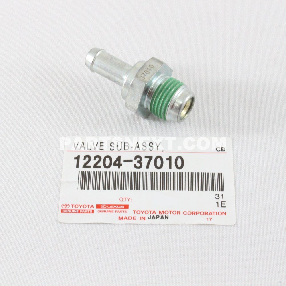 Клапан картерных газов 1,2, 12 металл, на резьбе, арт. 12204 TOYOTA LEXUS 2GR