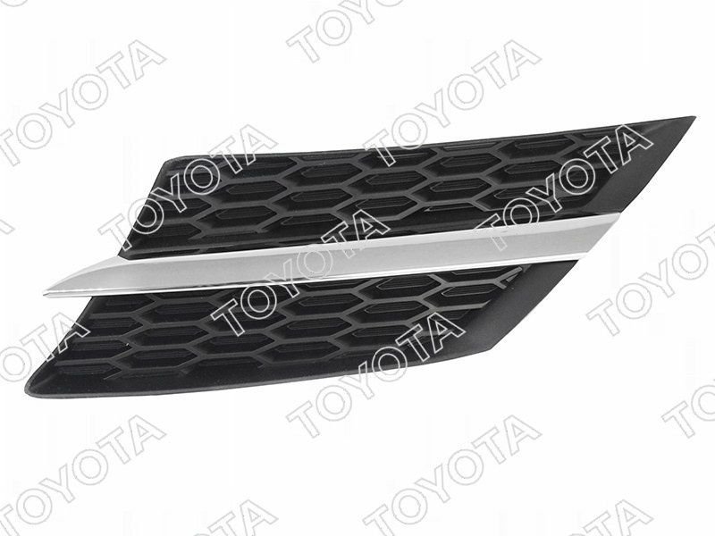 Rav4 решетка радиатора прав черн с хром молдинг TOYOTA RAV4 A40 13-15