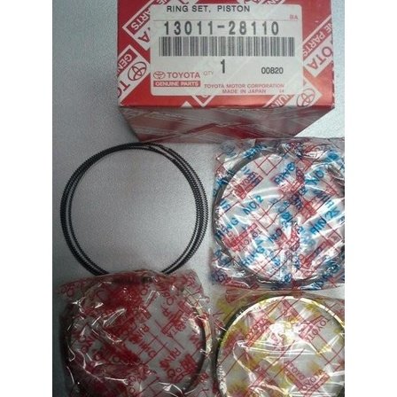 Кольца поршневые, комплект 1AZFSE 1AZ-D4 STD TOYOTA 1AZFSE STD D-4