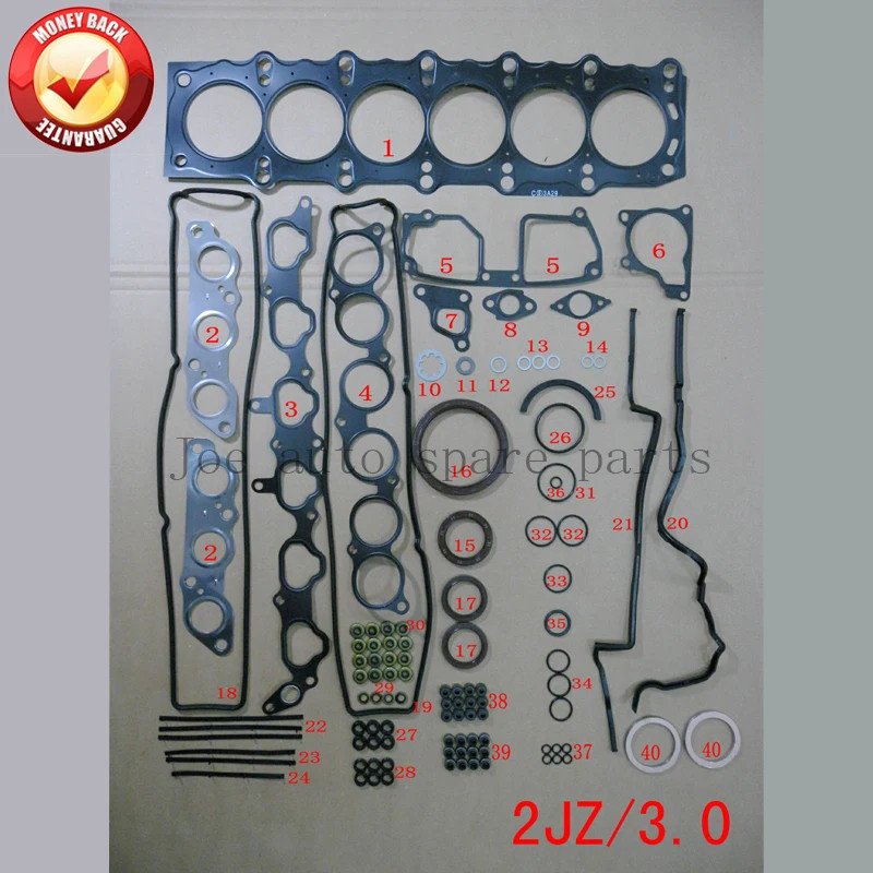 Прокладка двигателя, полный паранит 2JZGE/3.0/JZS147/GS300 93