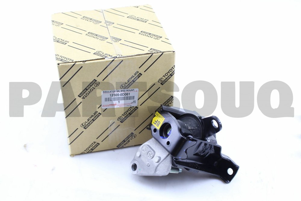 Подушка двигателя - R-сайлентблок TOYOTA AVENSIS T250 1ZZ 3ZZ 01-07 COROLLA E120