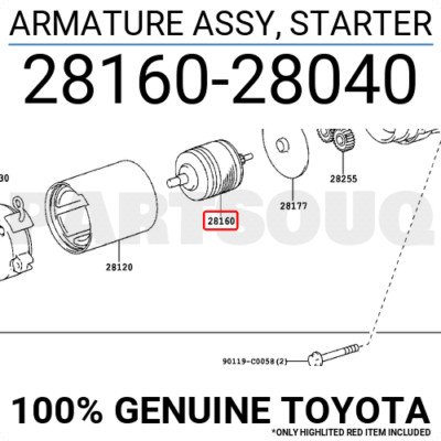 Ротор стартера якорь-8-зуб- -50*91*41 TOYOTA LEXUS